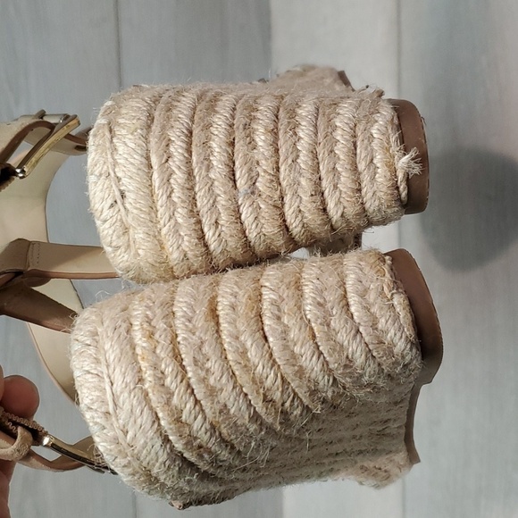 NEW Vince Camuto Women Martissy Ankle Leather Espadrille Wedge Sandals Shoes 9M - Picture 7 of 12